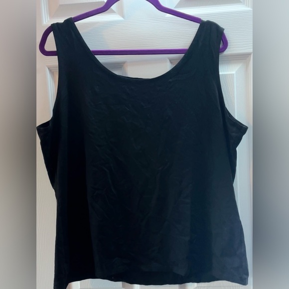 Van Heusen black tank top stretchy material - Picture 1 of 2